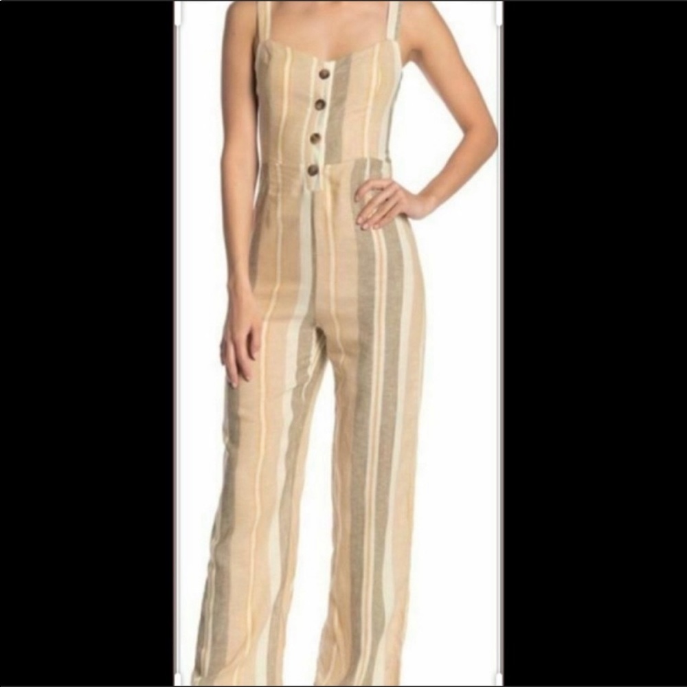 Romeo and Juliet couture linen jumpsuit